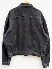 80s Levi's 70503-0259 BLACK DENIM JACKET Size XL