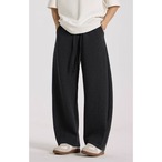 Drawstring Wide Long Pants ◇2color H0955