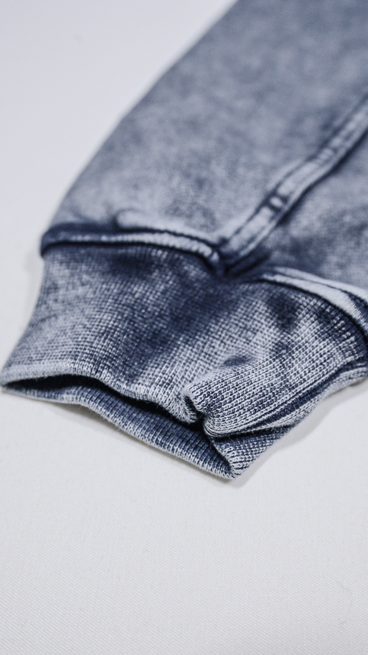 Vintage Washed Sweat Jacket [Denim]