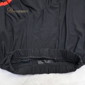 フラメンコ 衣装 ファルダ スカート ブラック系 プリマブティック 黒 赤 ボランテ 無地 シンプル ダンス衣装 ステージ 練習 レッスン prima boutique 上品 かわいい フリル レッド系