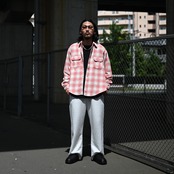 BOWWOW（バウワウ）26AW最新作、Cigarette Pocket（シガレットポケット）シャツと名作スウェットパンツコーディネート