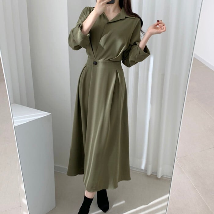 送料無料】 ワンピース レディース 2色 ドレス ロングワンピース