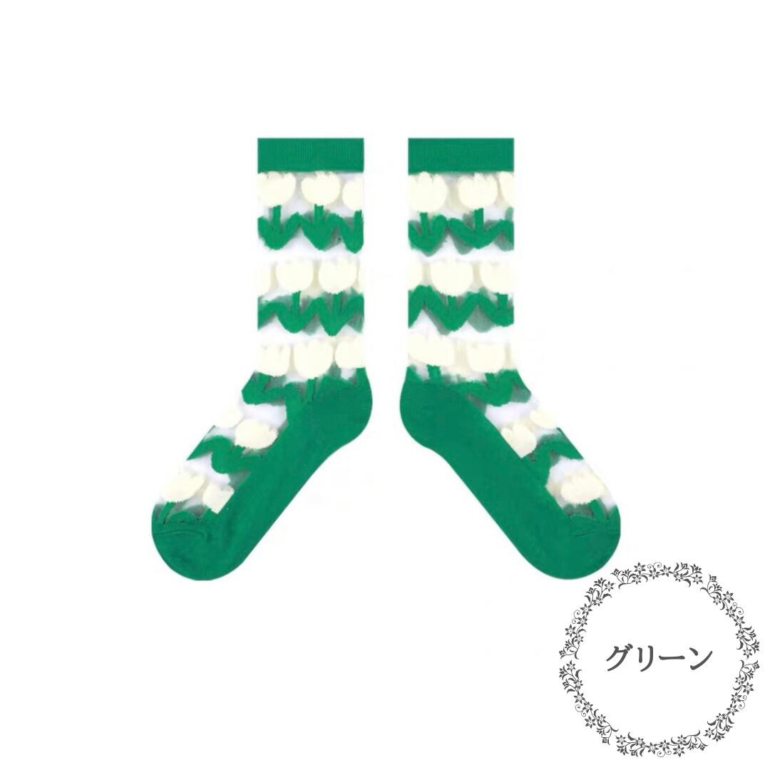 駆け出すおとぎ話 靴下2枚set C333 Pinkiniko