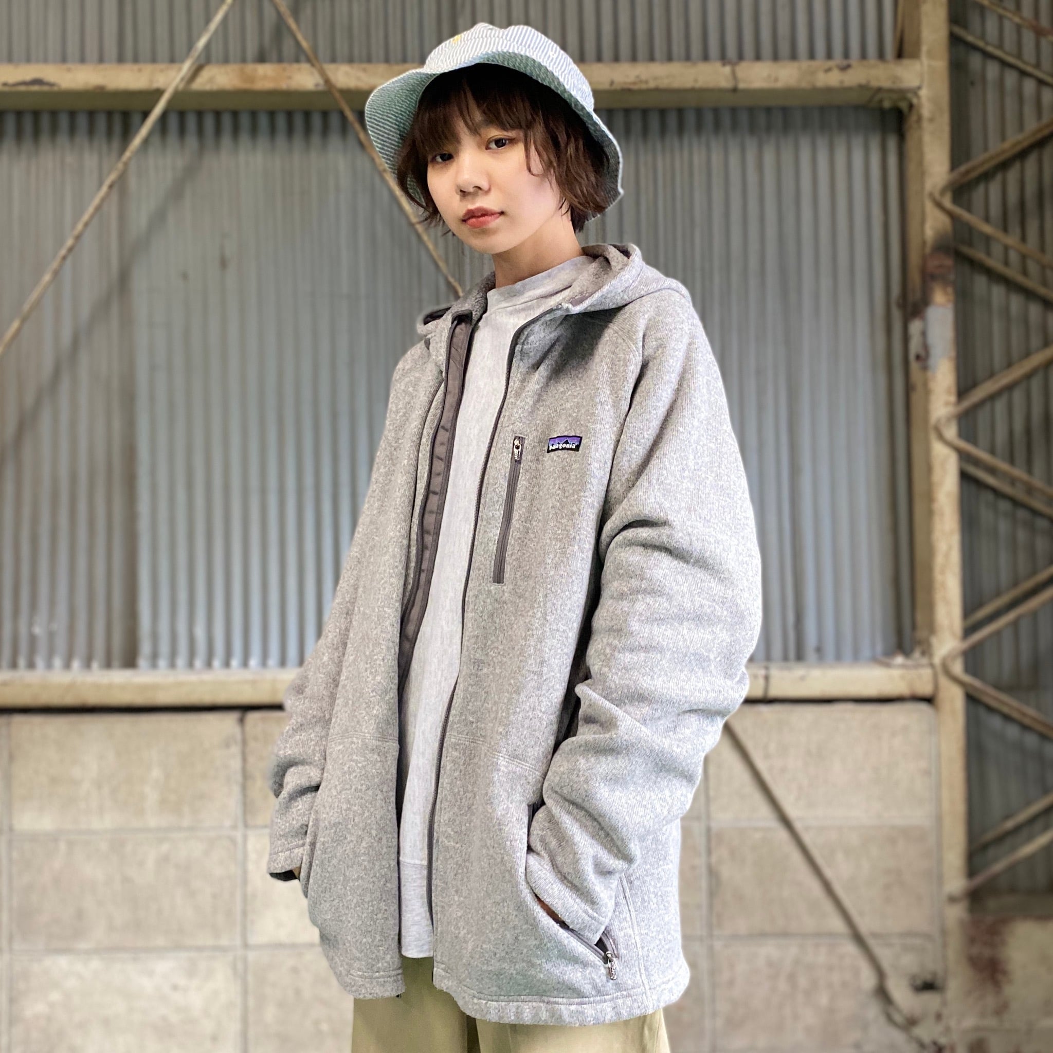 12年製 Patagonia パタゴニア ベターセーター フルジップパーカー フード付き フリースジャケット fa12 霜降り グレー 灰色 メンズxl 古着 アウトドアジャケット Cave 古着屋 公式 古着通販サイト 30 Off Sale開催中