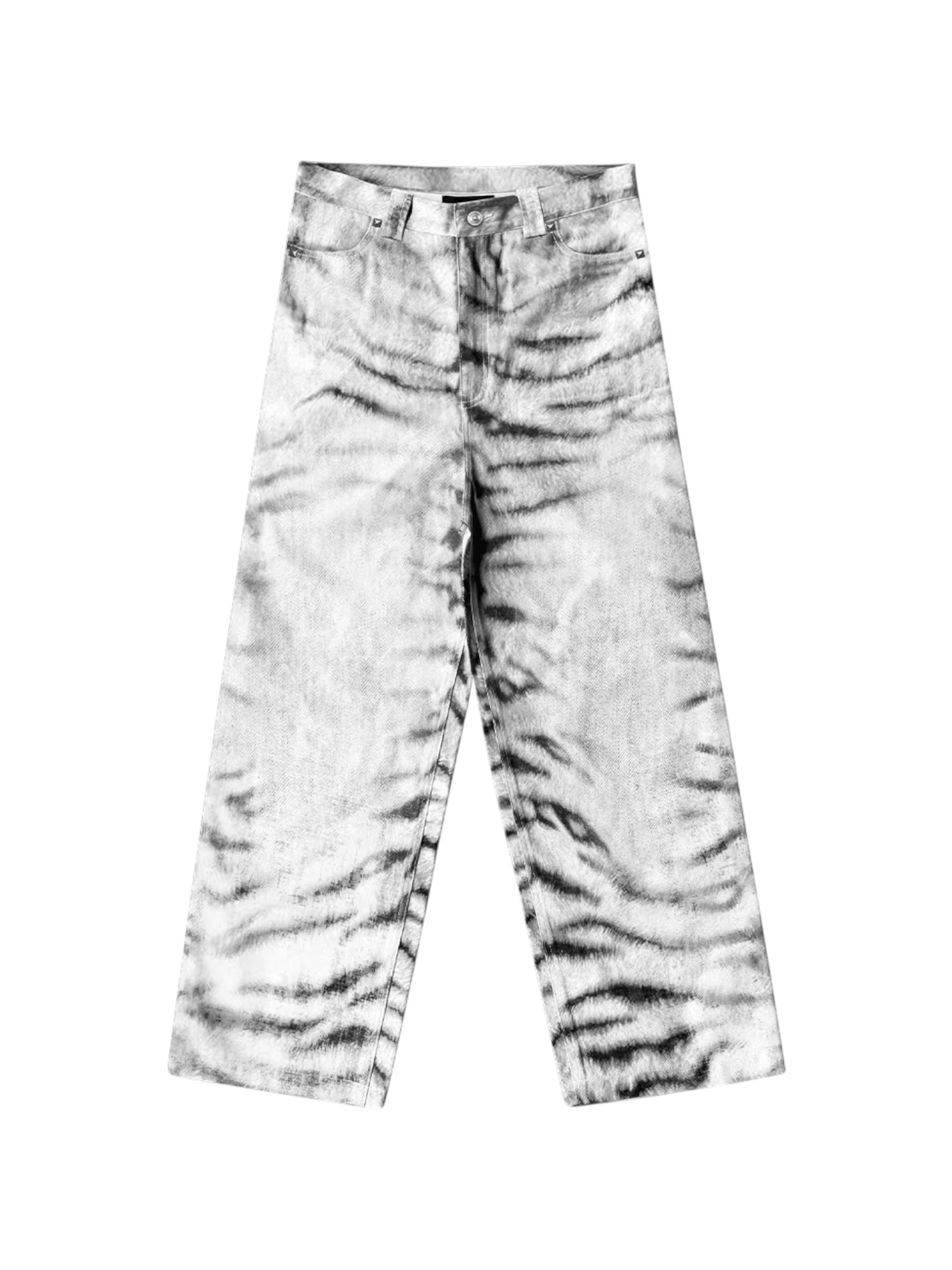 【TecNineGroup】WHITE TIGER DENIM PANTS