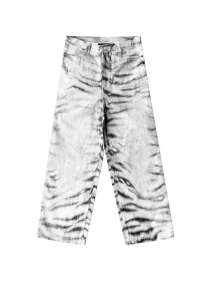 【TecNineGroup】WHITE TIGER DENIM PANTS