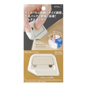 デザインフィル(Designphil) ミドリ(MIDORI) ボックスカッター ベージュ 角にフィット セラミック刃 背面マグネット 35607006