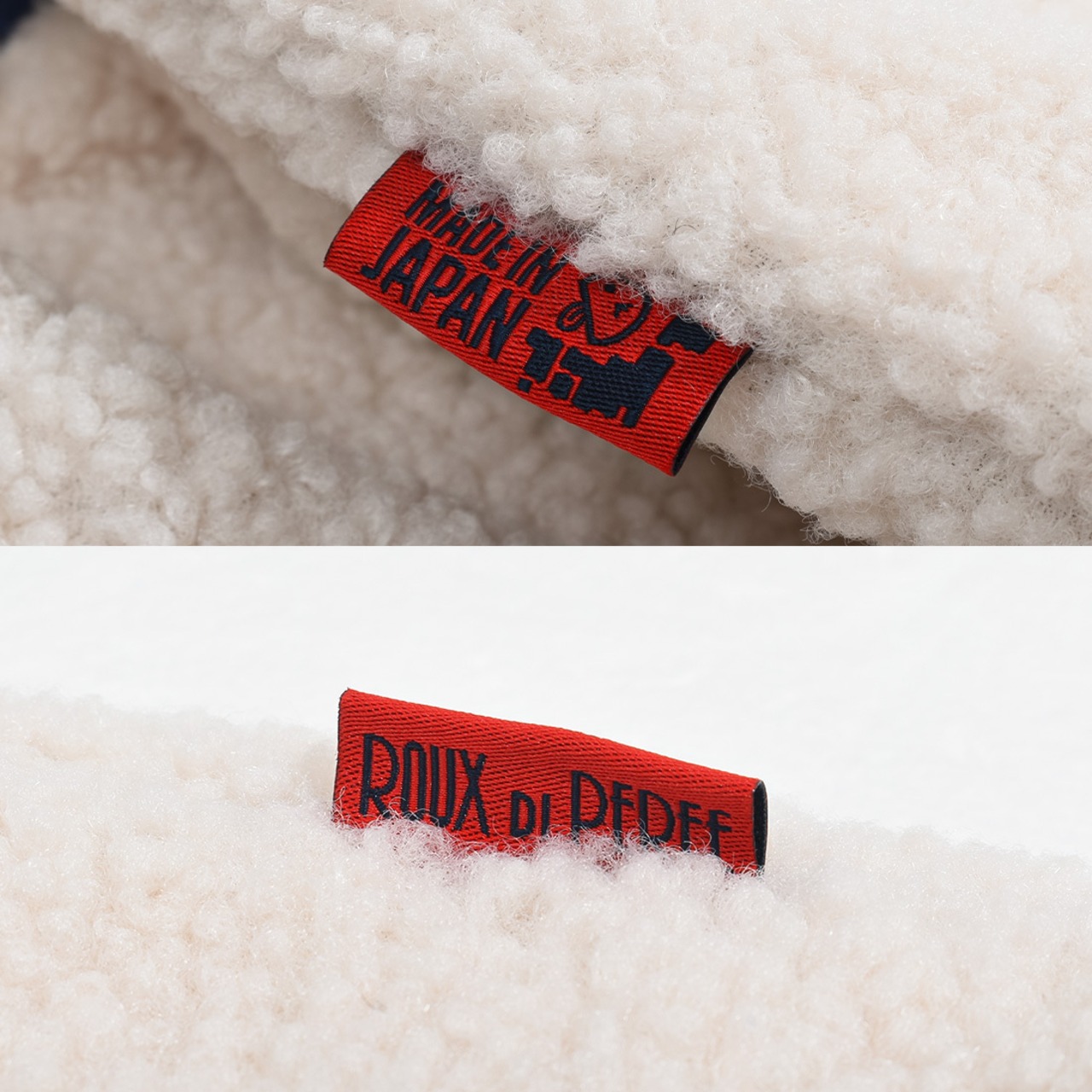 日本製ボアジップアップブルゾン