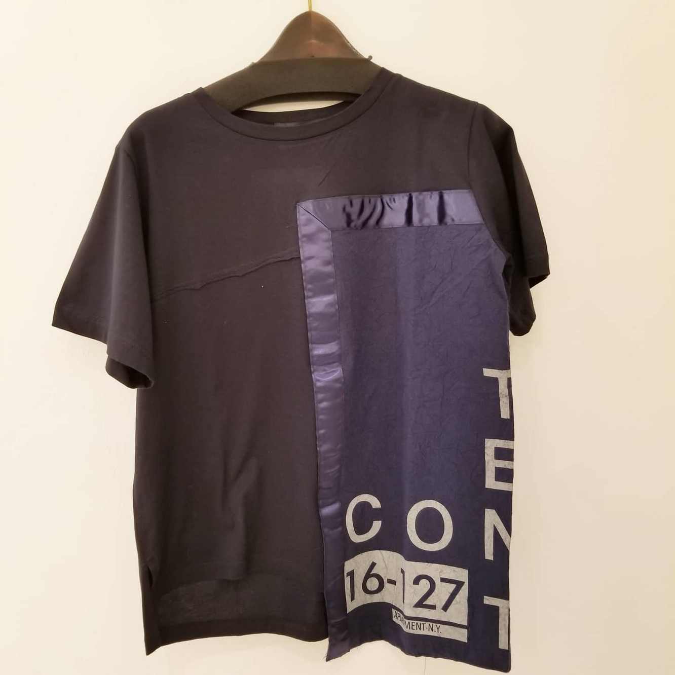 JUDDY CORNジュディコーン麻綾甘織チュニックブラック