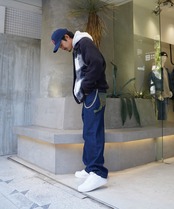 【#Re:room】WOOL CHECK SWITCHING ZIP UP KNIT JACKET［REK132］