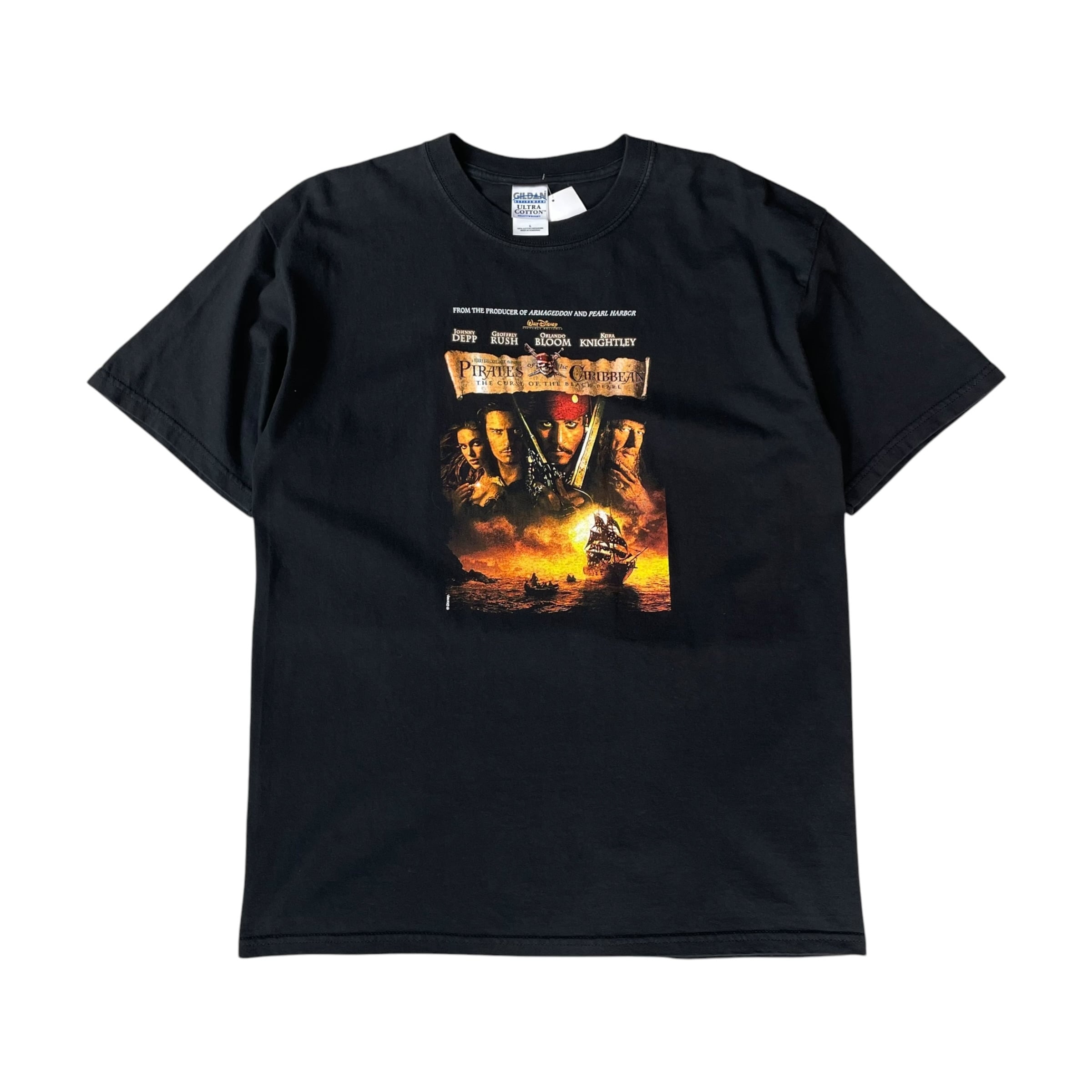 2003s Pirates Of Caribbean "The Curse Of The Black Pearl" T-shirt