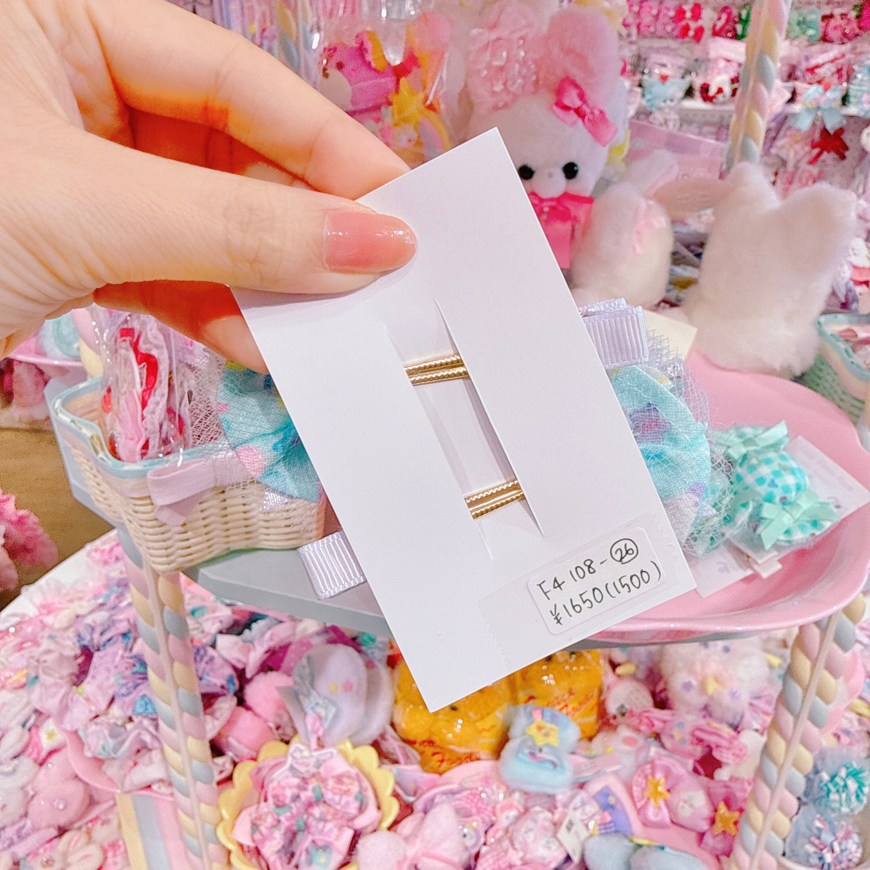 【F4】108-26ツインヘアクリップ