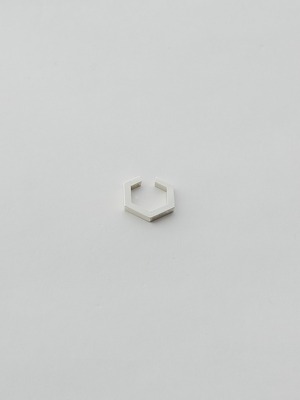 WEISS　Hexagon Ear cuff　Silver　wei-ecsv-12