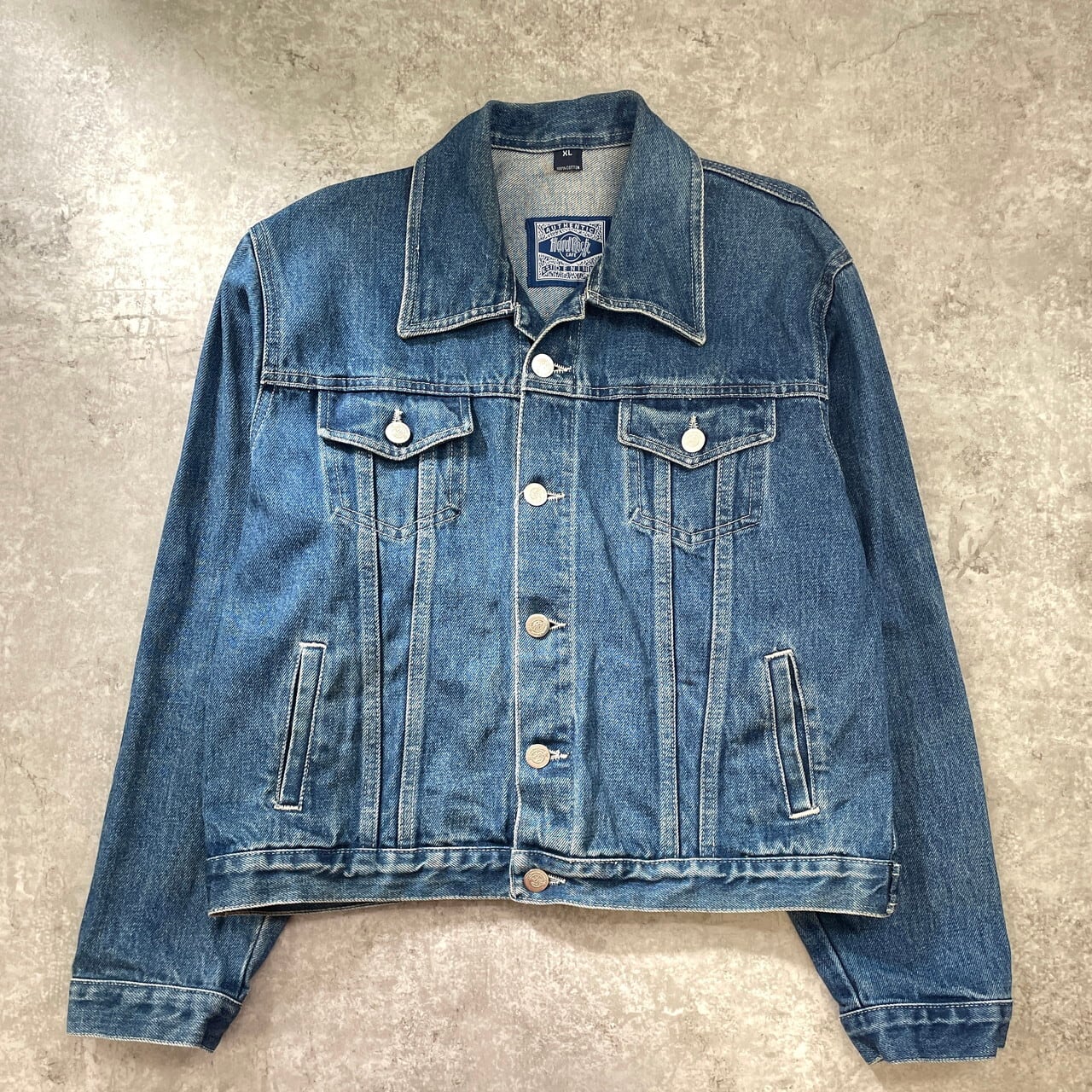 90年代 Hard Rock CAFE ハードロックカフェ ドバイ バックロゴ 刺繍