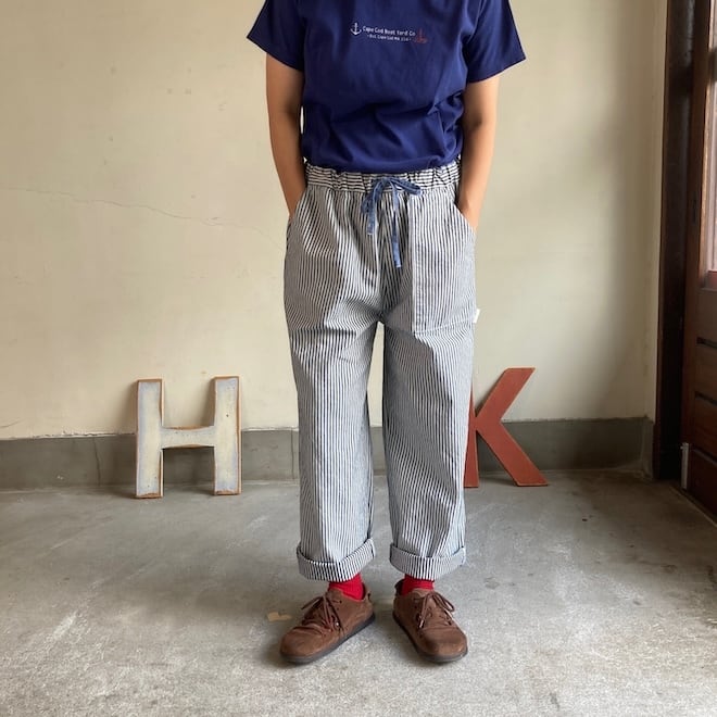 快晴堂BIGオーバーオール HAYATE CCBY DUTY WEARヒッコリー 快晴堂BIGオーバーオール HAYATE CCBY DUTY WEARヒッコリー