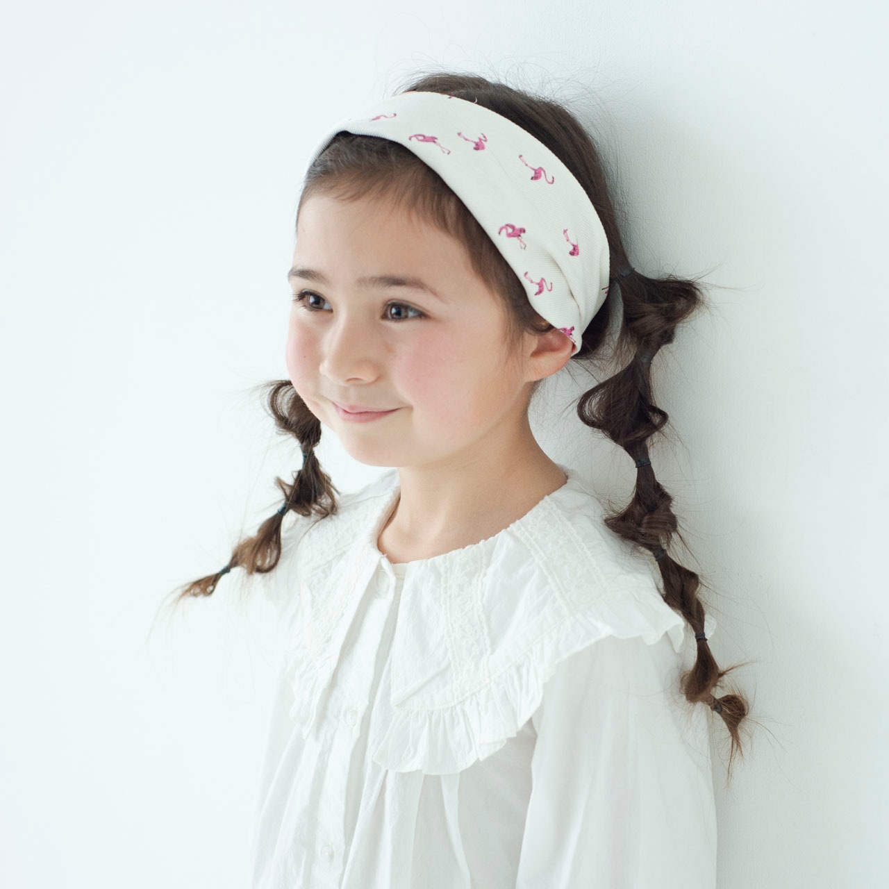 ターバン 【フラミンゴ】ブランド 子供 ヘアアクセサリー 女の子 日本製 キッズ ギフト