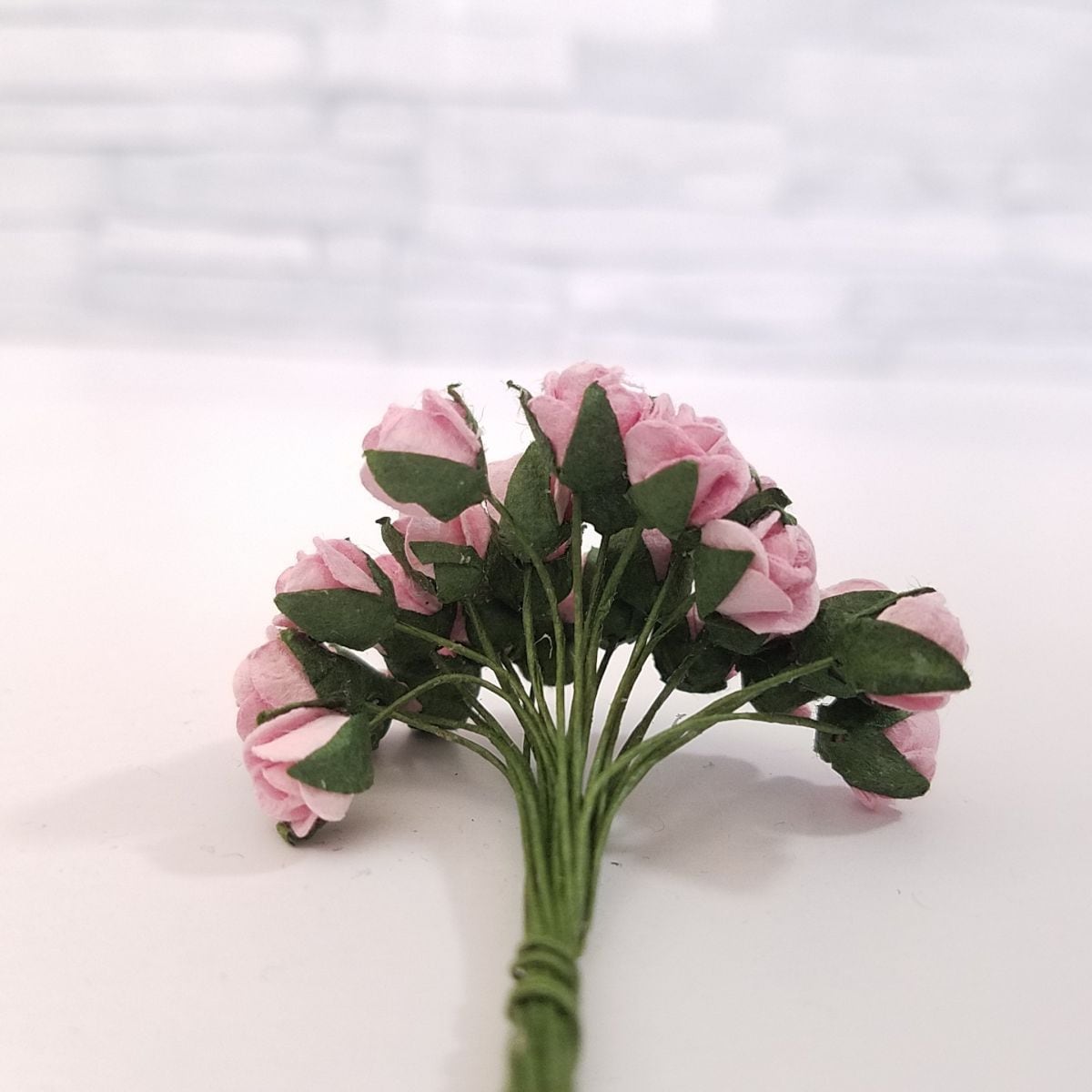 バラ 約5-8mm（ピンク #120）50本 ミニ造花 アートフラワー | G.D.