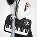 ゆめかわ♡鍵盤リボン付きピアノバッグ　bag18　