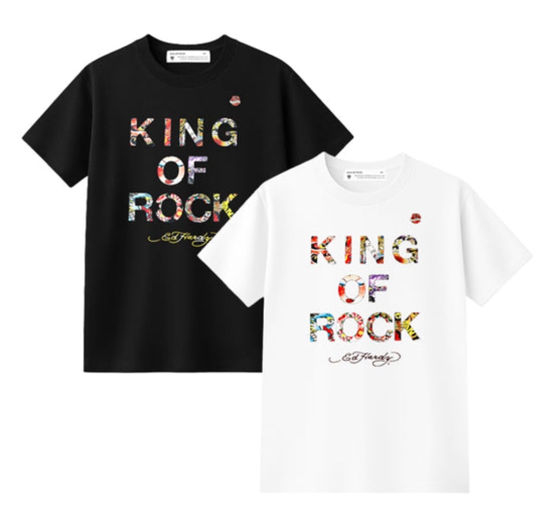 KING OF ROCK /Ed Hardy キングオブロック ED Tシャツ