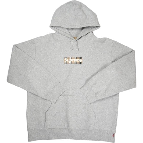【新品】Supreme burberry 22SSパーカー Size【L】 SUPREME シュプリーム ×Burberry 22SS Box Logo Hooded