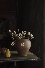 和に近い甕-vintage pottery pot