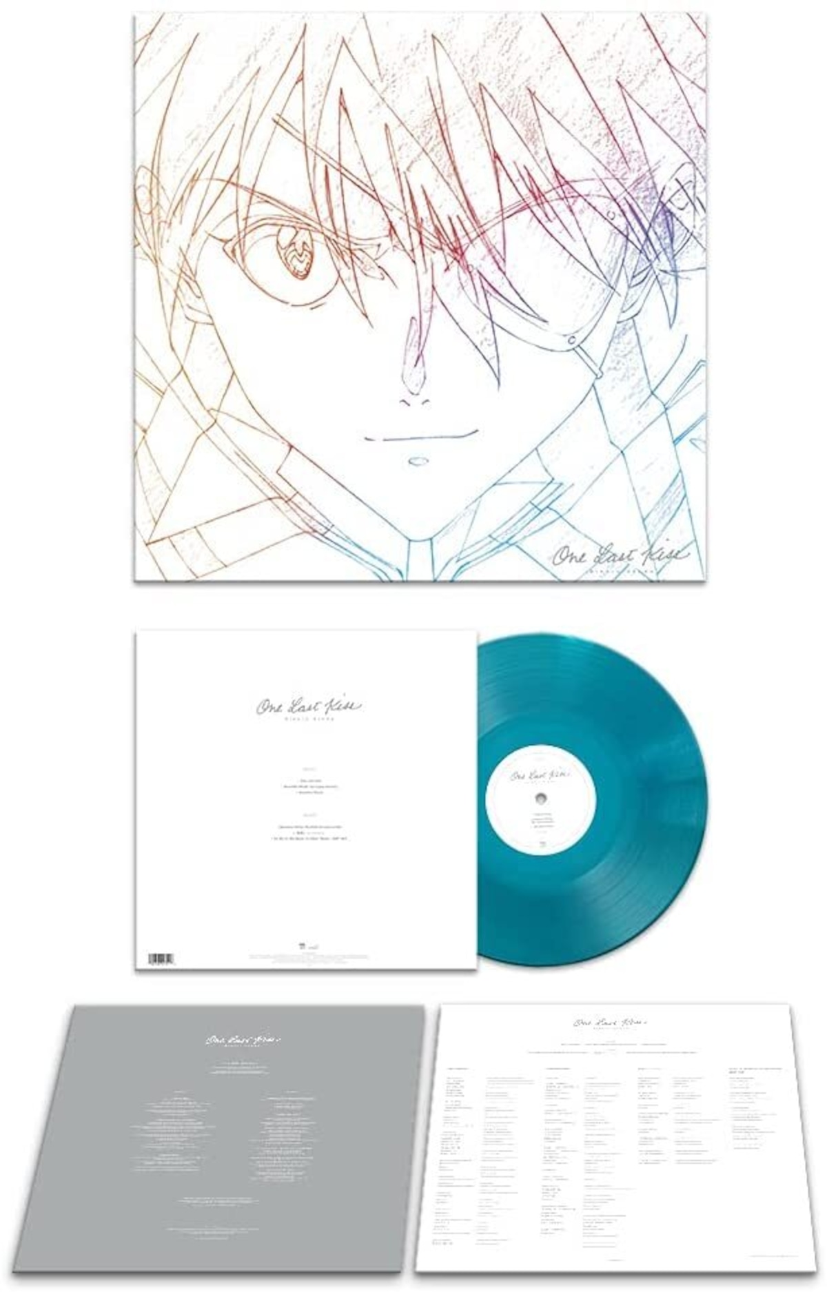新品LP]＜EU盤＞宇多田ヒカル - One Last Kiss (EU Blue Vinyl) 特典 