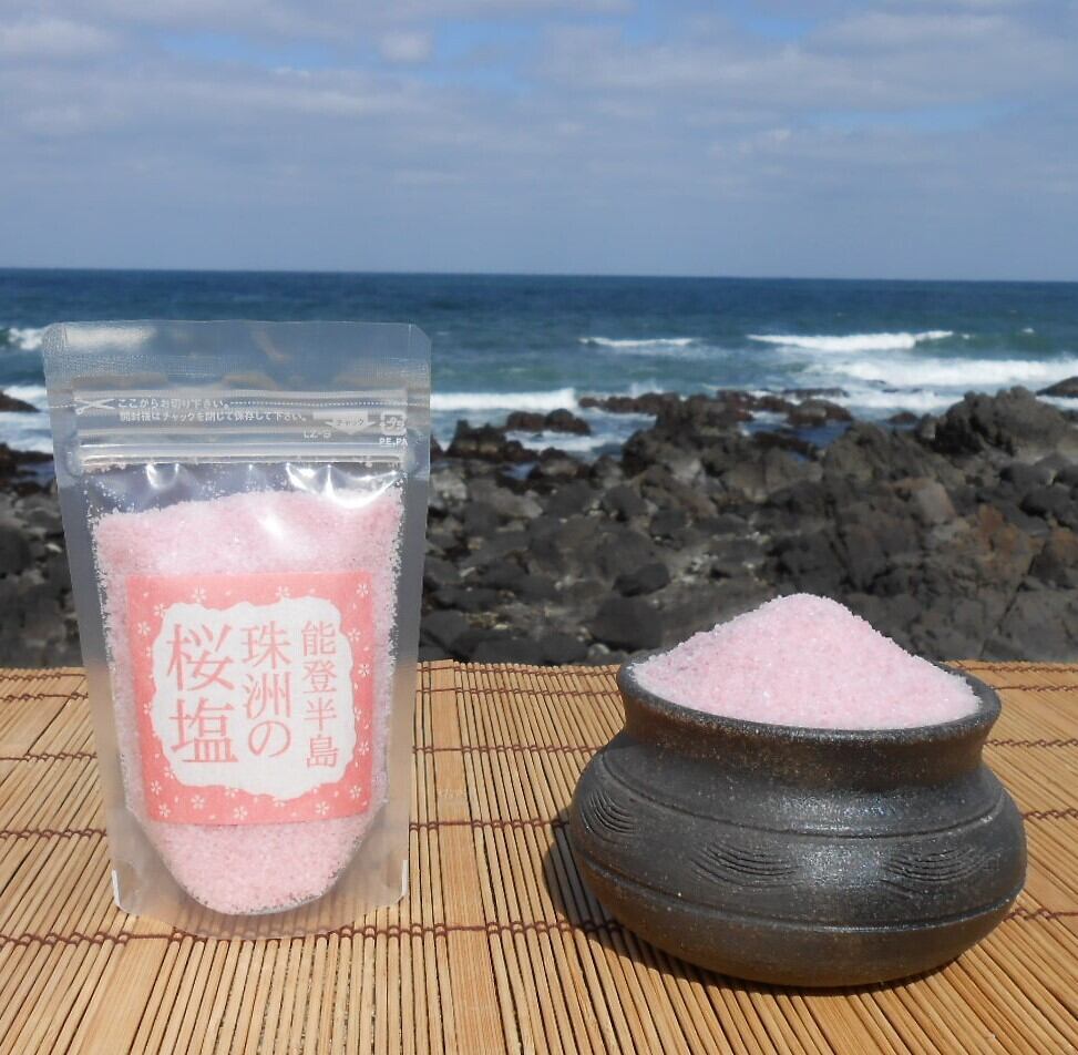 能登半島　珠洲の桜塩　100ｇ