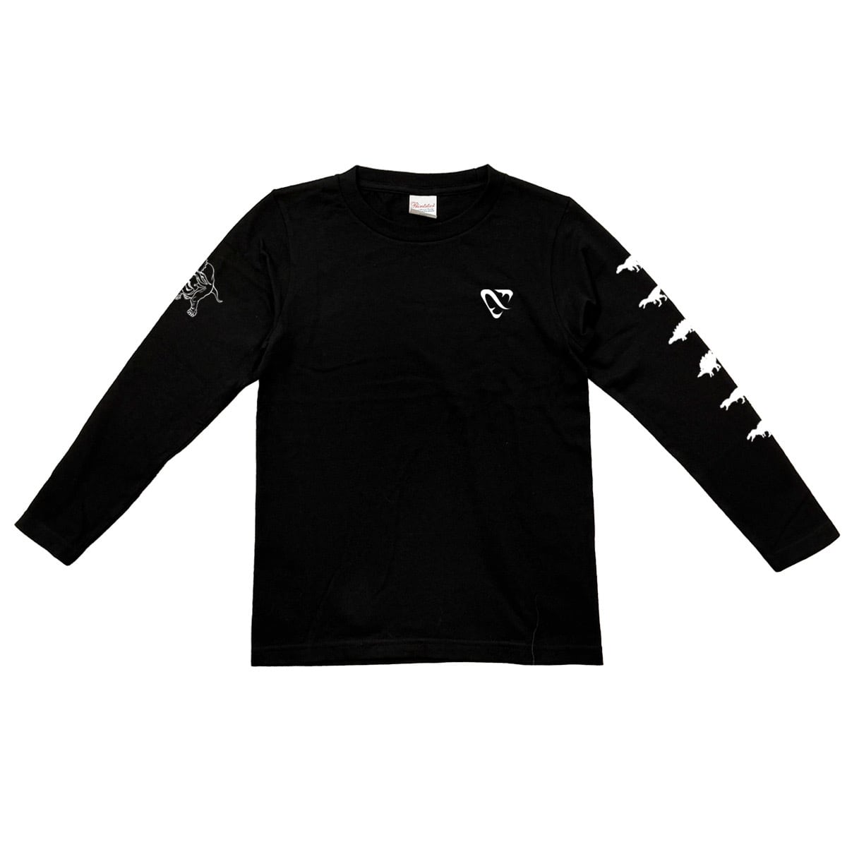 Tシャツ 黒（恐竜出没注意） 子供サイズ | DINO-A-LIVE