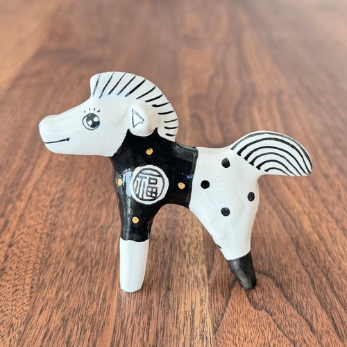 山口祥治　干支フィギュア 午（ウマ）「ウマジャロウ UJ-310」 工房：喜鶴製陶（有田焼）