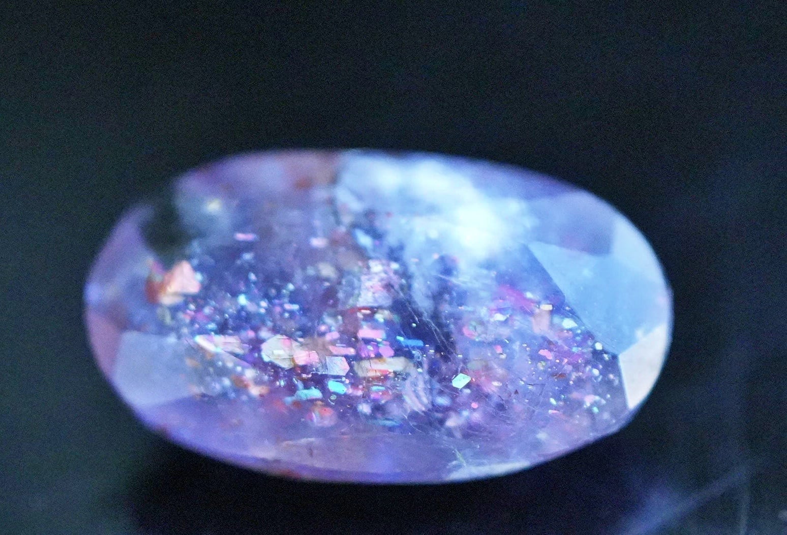 3.1ct☆ブラットショットアイオライト サンストーン s1140 | Funky