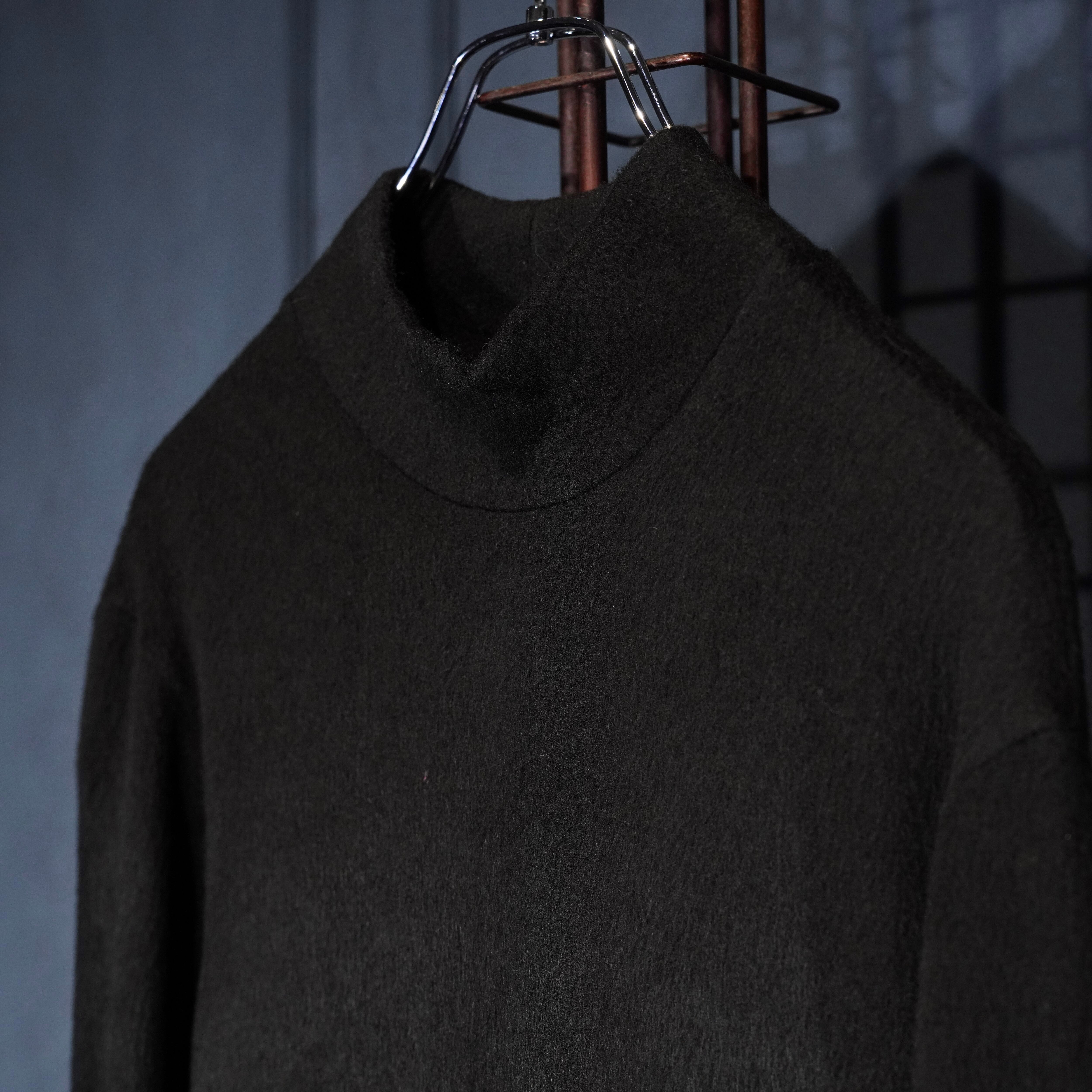 YOHJI YAMAMOTO NOIR HIGH NECK KNIT LONG ONE PIECE/ヨウジヤマモト