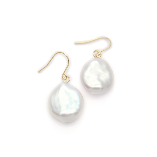 とろみある艶と色 淡水パール ピアス イヤリング  天然真珠 フォーマル ギフト プレゼント / ps-017