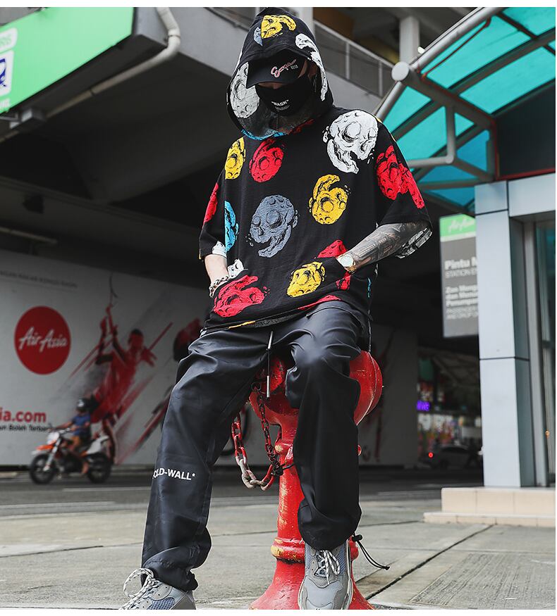 全3色 Tシャツ カットソー プリント カジュアル ストリート 