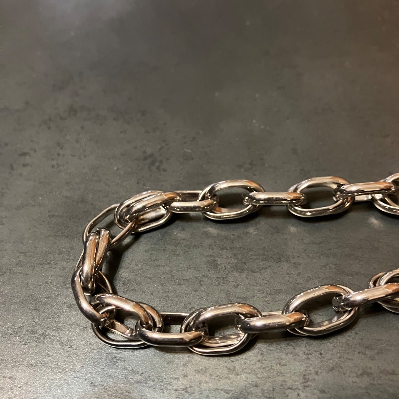 SILVER925 DOUBLE OVAL CHAIN BRACELET/シルバー/ブレスレット