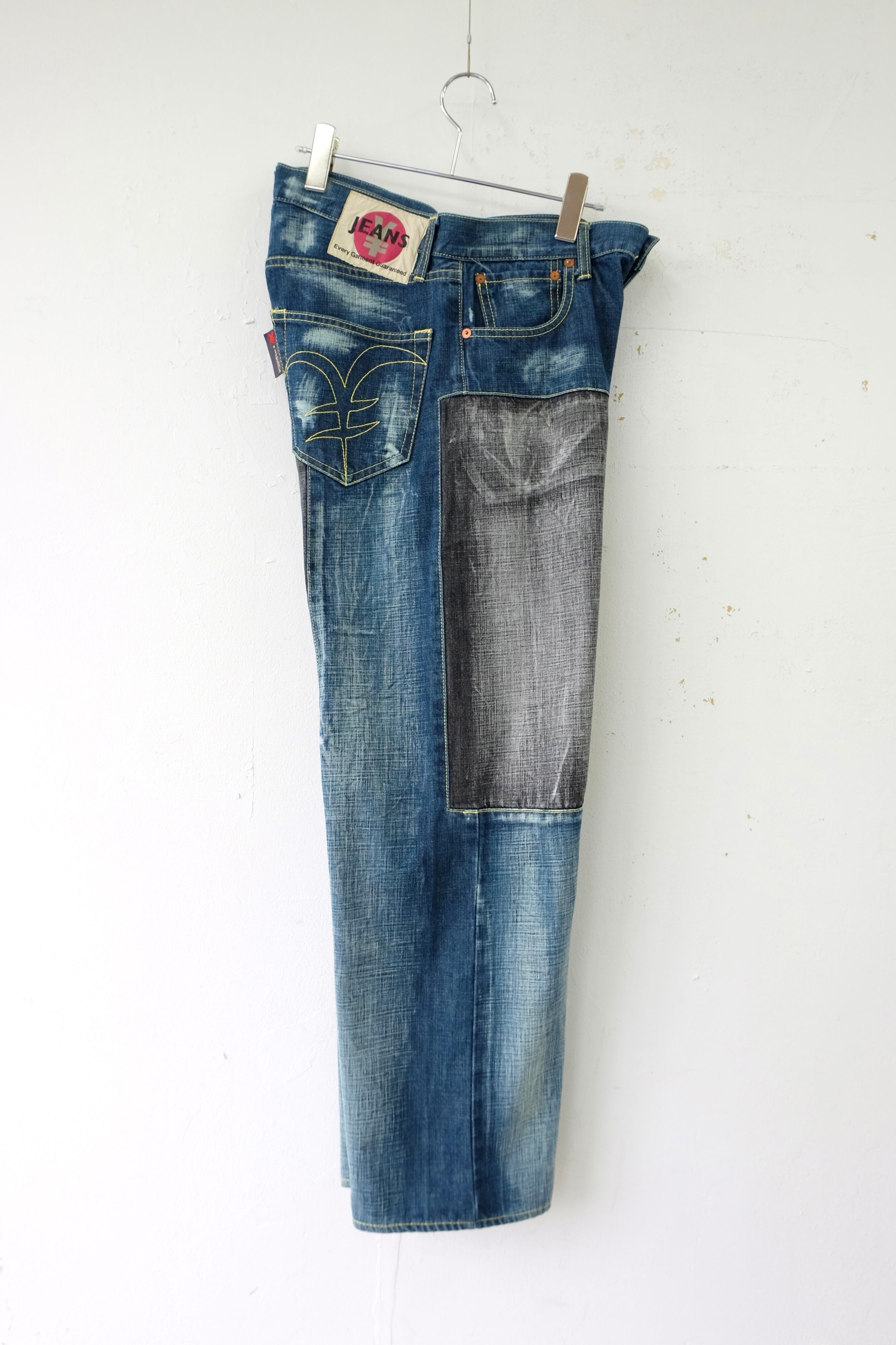 YEN JEANS by MICHIKO KOSHINO switching design denim pants | gamustore