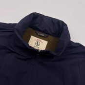 AIGLE エーグル ドライ ジャケット ジャンパー XL/ネイビー メンズ 収納フード アウトドア