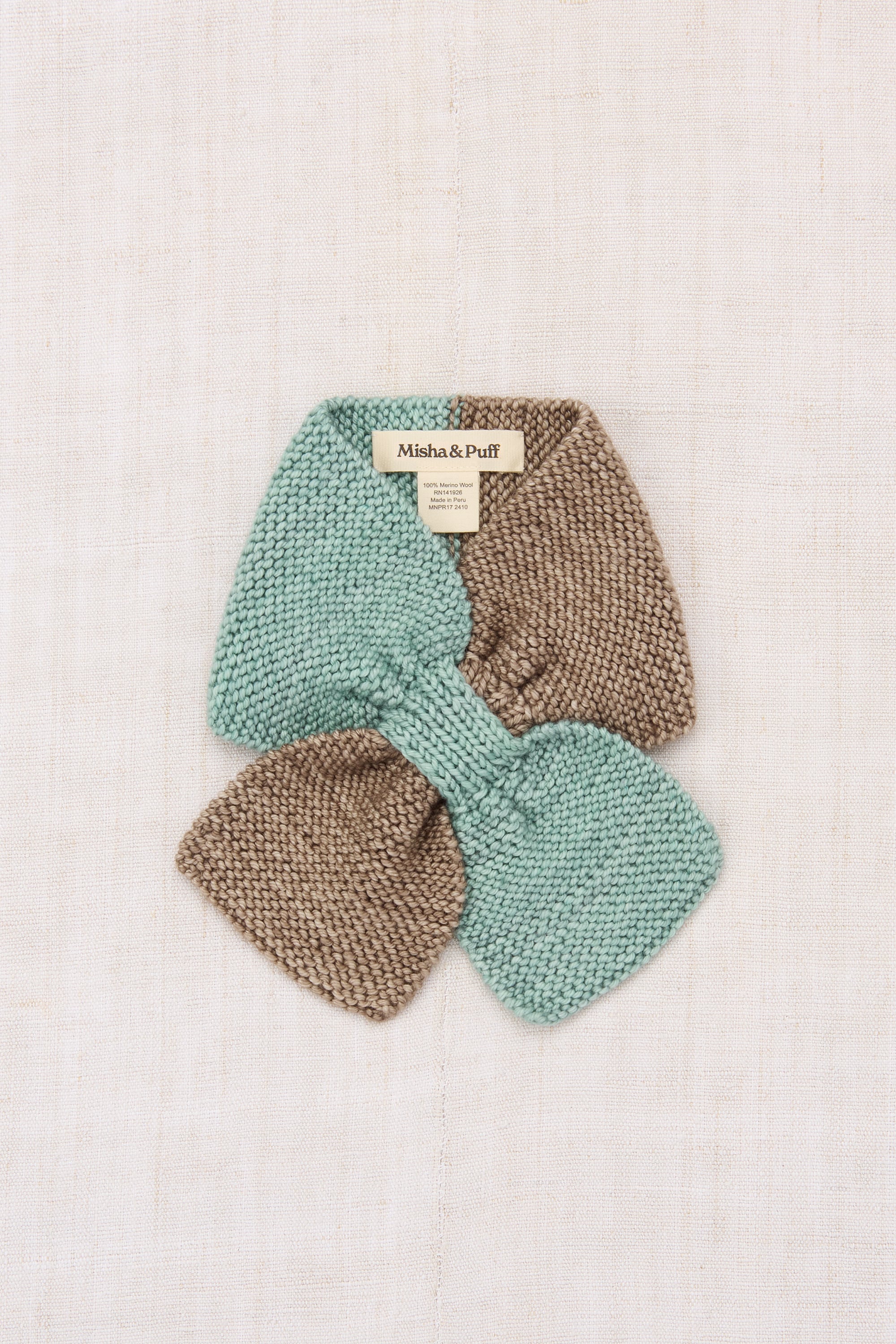 Misha&Puff 25AW Winter 〉 Toboggan Scarf / Sage | 世界の子供服