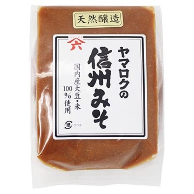 【信州味噌】 ヤマロクの 信州みそ　特選 500g【辛口】