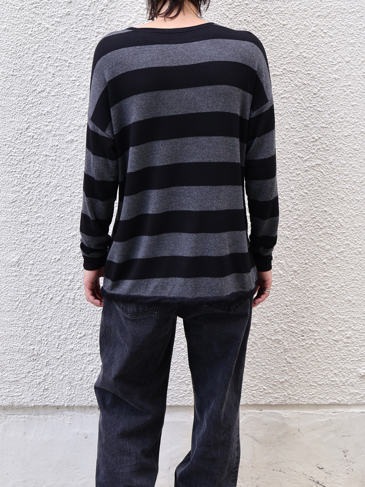 design border long shirt