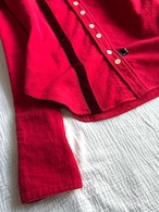 "SUPER LOVERS" Velour Cross Shirts