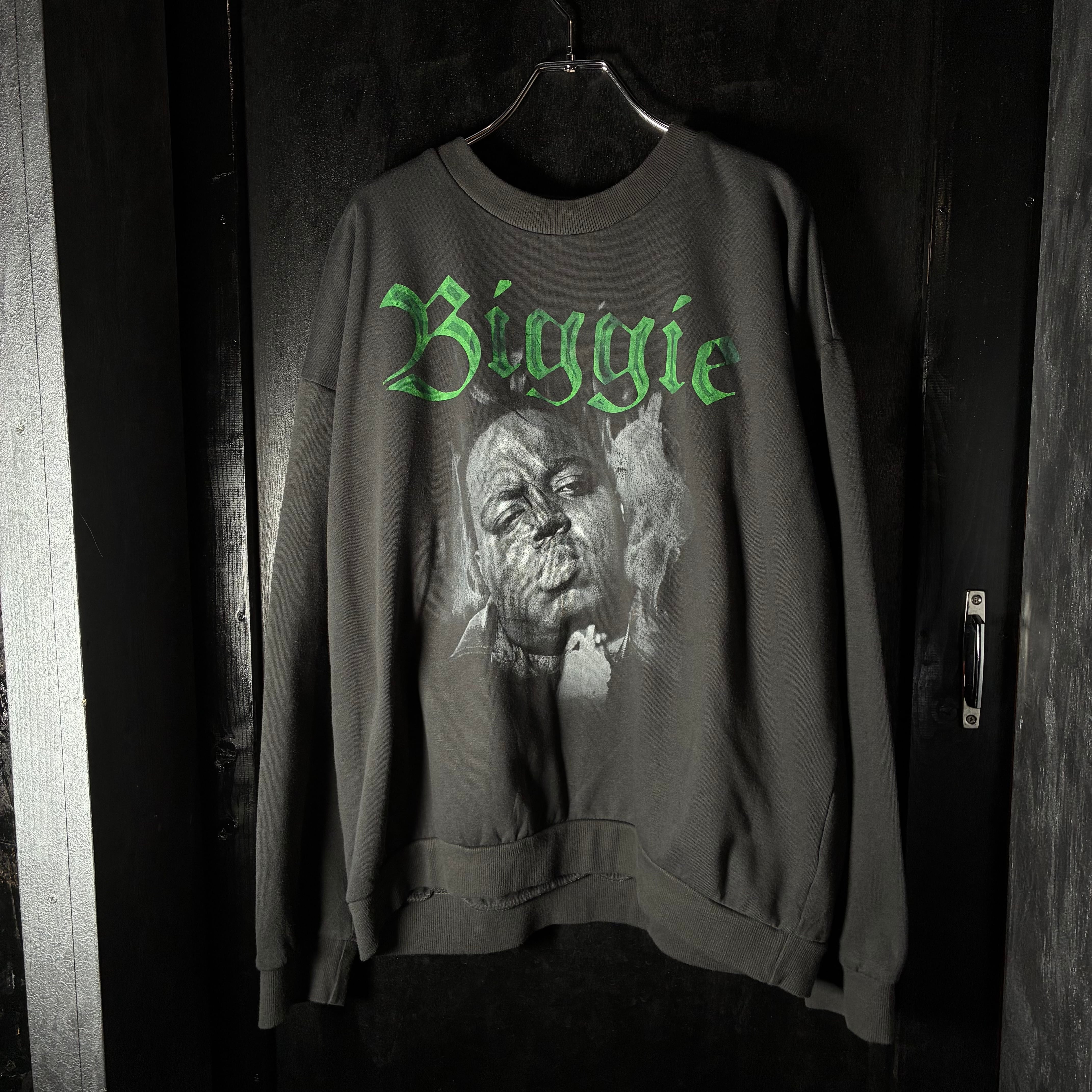 The Notorious B.I.G ラッパースウェット ビギー 黒 XL | 古着屋 the moon