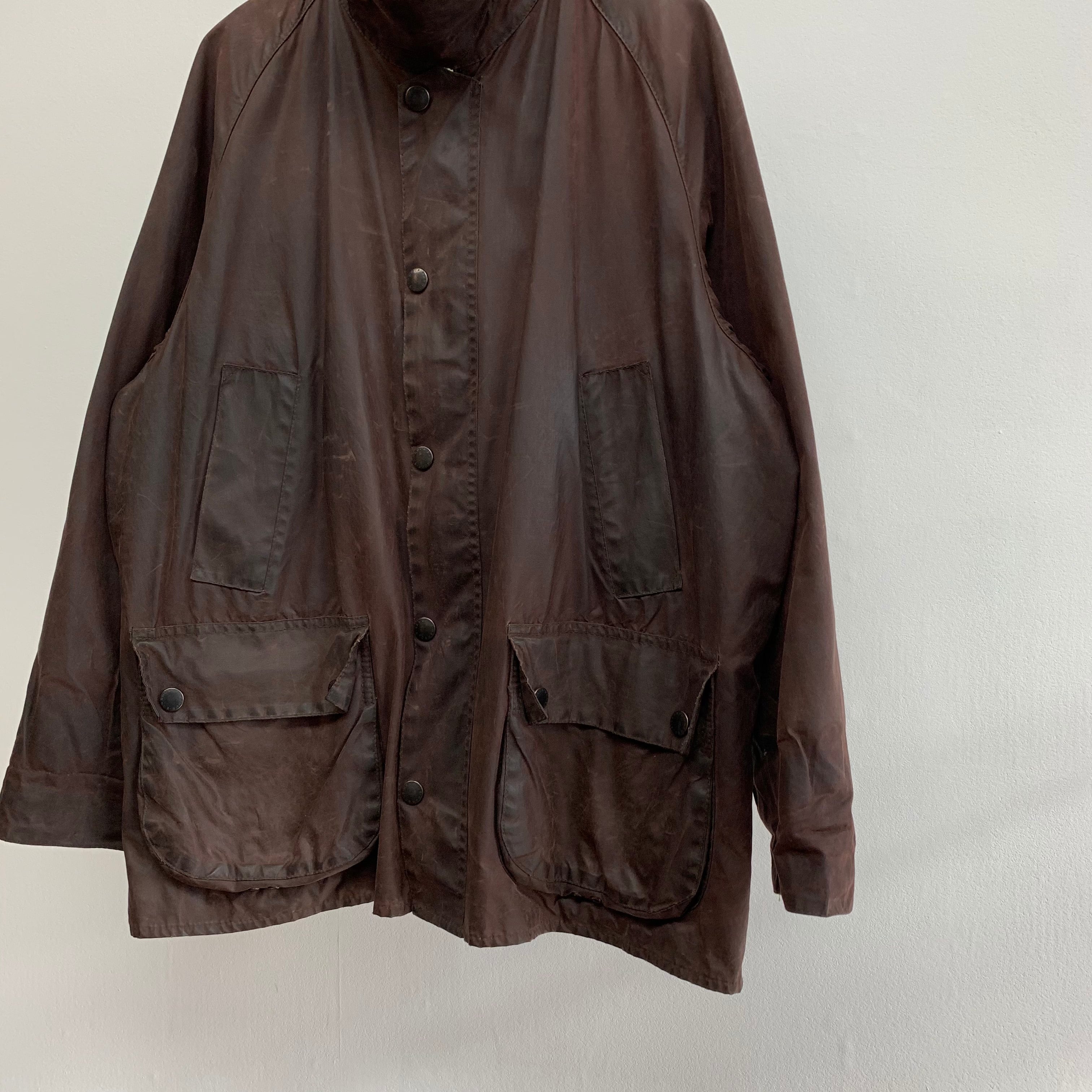 0168. 1990's Barbour BEDALE jacket made in England ブラウン