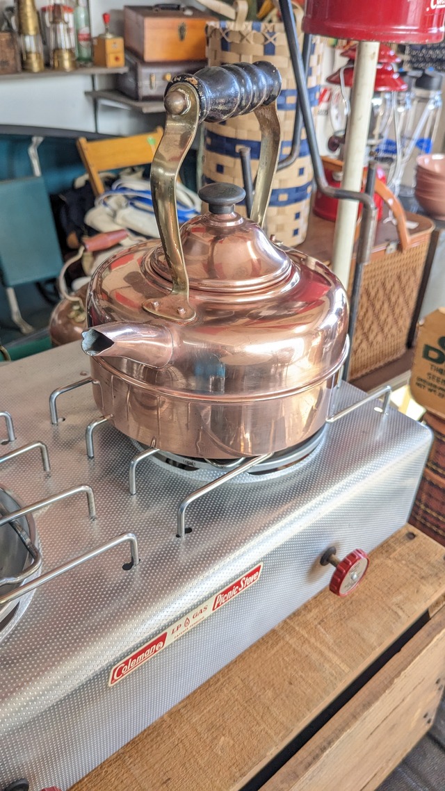 Vintage Copper Kettle Brass made in England ビンテージ コッパーケトル ミニケトル やかん