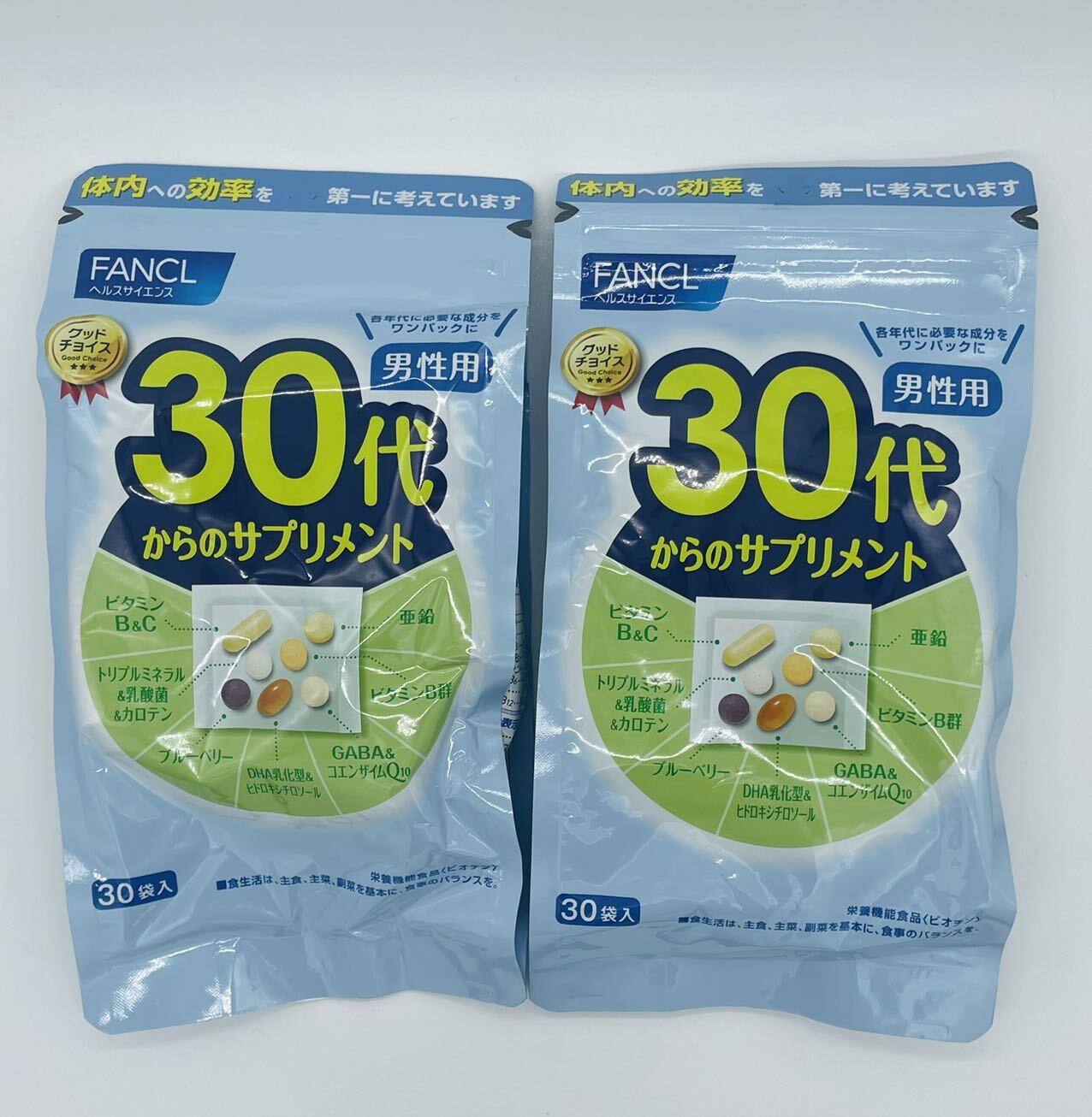 FANCLファンケル30代からのサプリメント 男性用 栄養機能食品 30日分×2（6600円以上で送料無料）