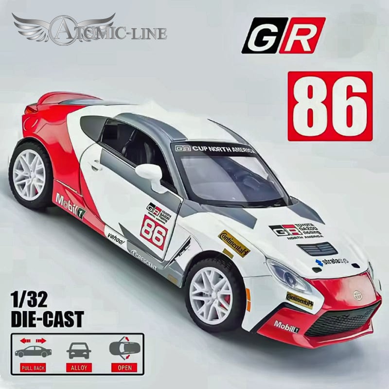 TOYOTA GR86 ZN8 1/32 ミニカー 全3色 ライト点灯 エンジンサウンド