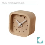 KATOMOKU mini square clock km-25白