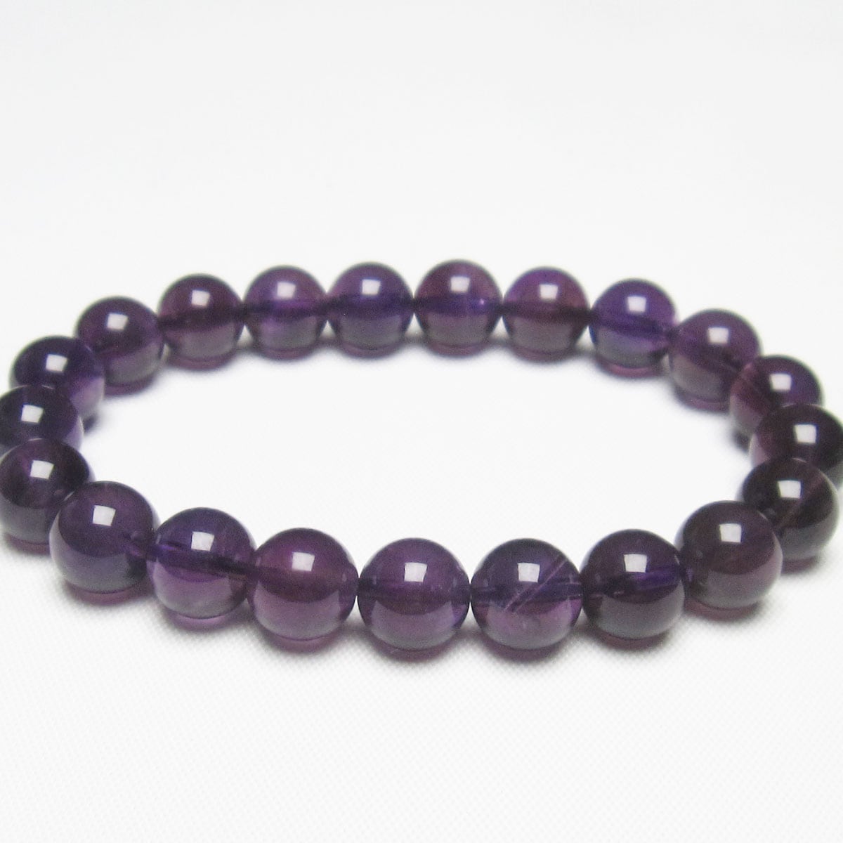 アメジスト ブレスレット 9mm 一点物 メール便可 [M便 1/10] 111-21751
