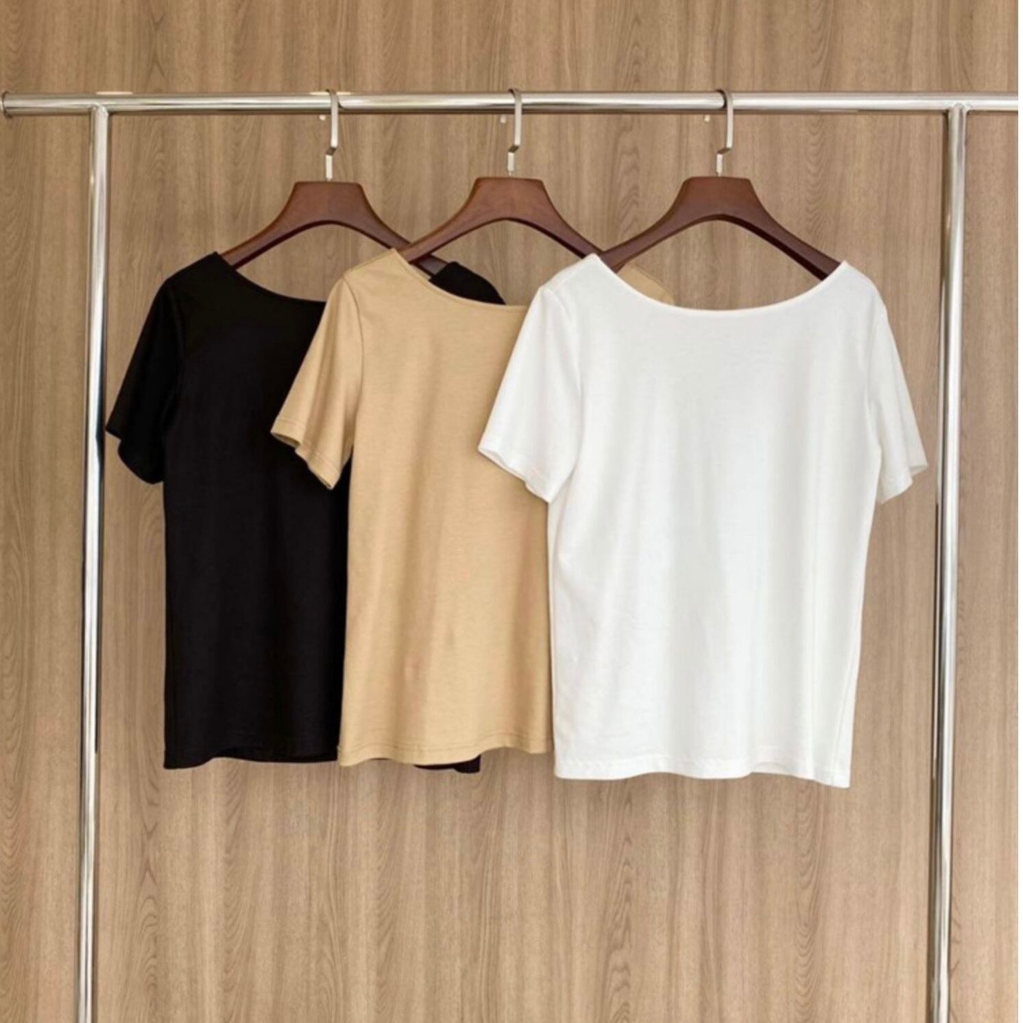 バックオープンTシャツ／21SST168 | GABINE