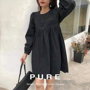 コットンピンタックチュニック　AJ22263-5068