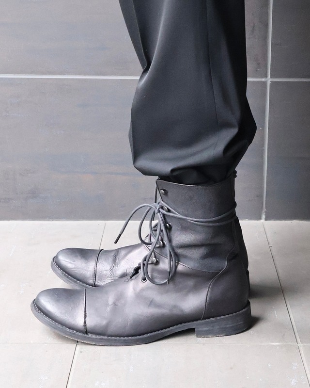 【Y's】lace up leather boots